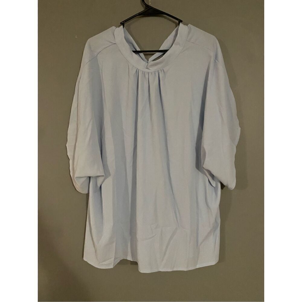 Shein Curve Batwing Sleeve Mock Neckline Top Size 4X NWOT